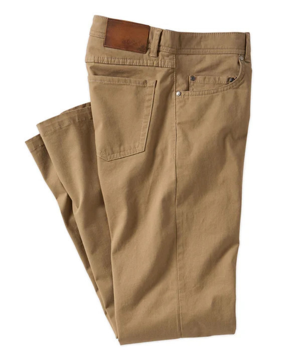 Borgo28 (Ballin) Tan Stretch Cotton Twill 5-pocket Pant/6294